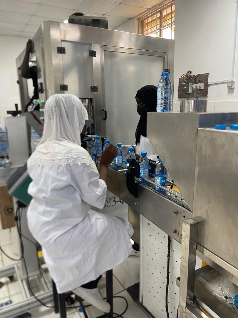 Crest Water packaging line - Bottled water packaging process