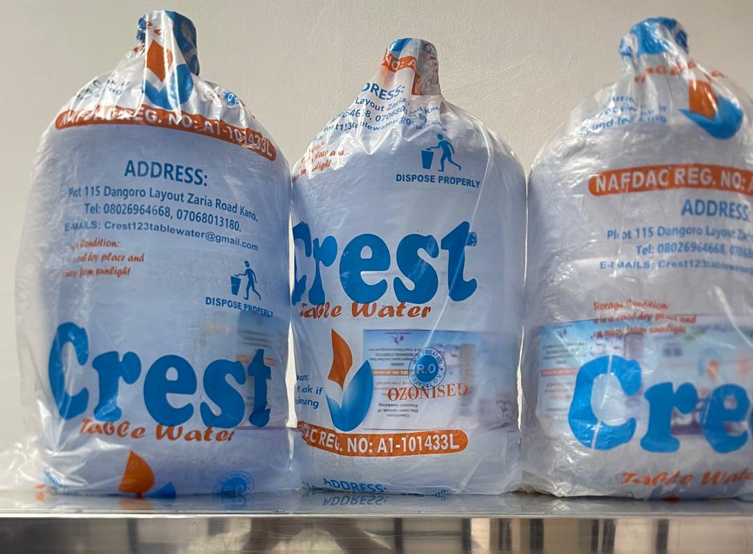 Crest Water bottle close-up - Premium water bottle design