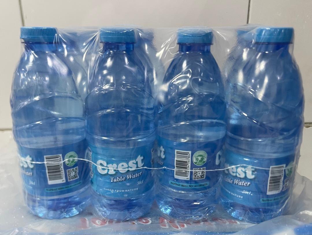Crest Water carton packaging - Packaged water for delivery